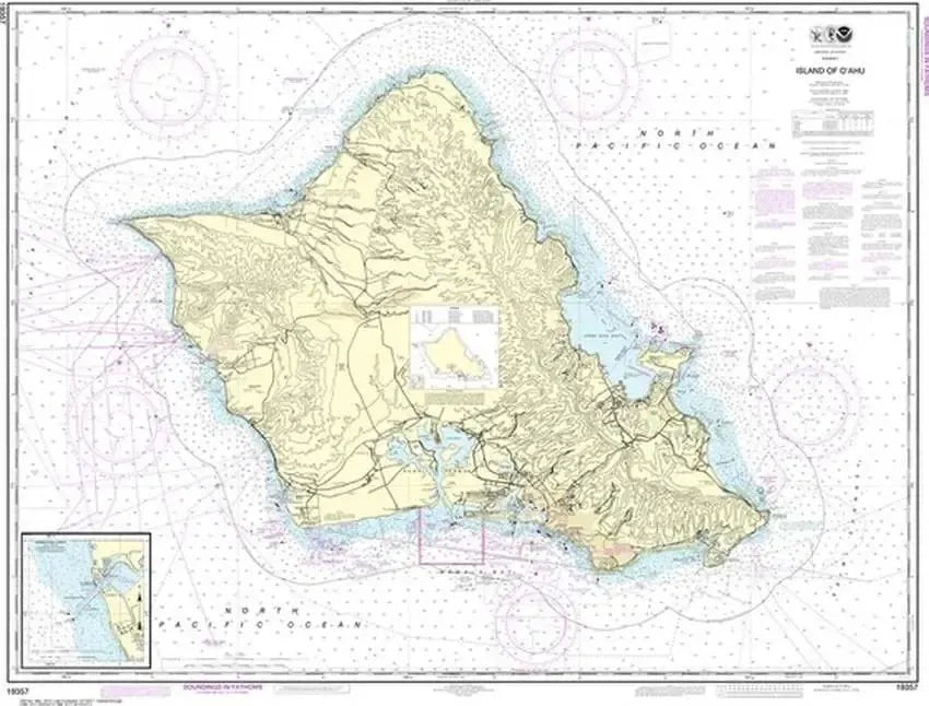 Nautical Chart 19357 - O'ahu