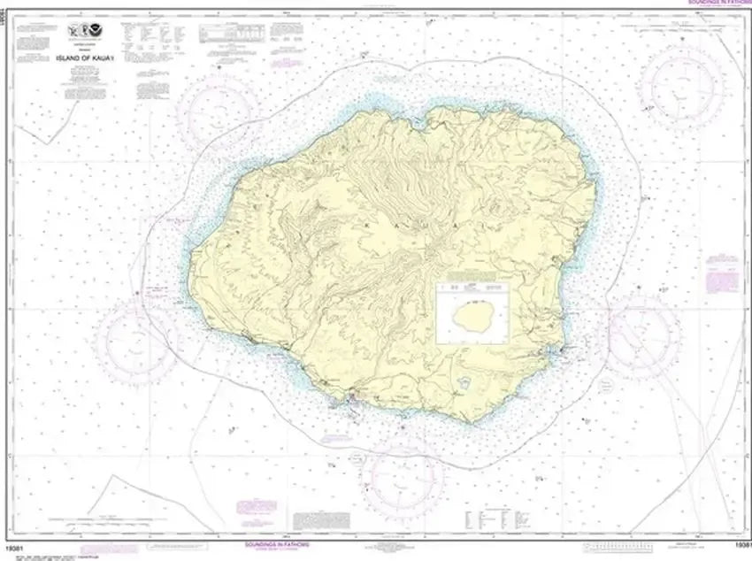 Nautical Chart 19381 - Kaua'i