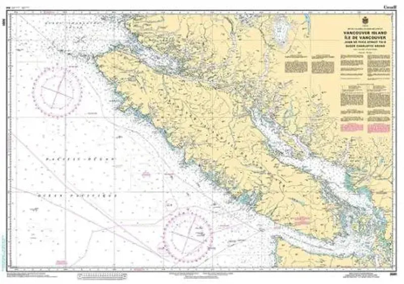 Canadian Chart 3001, Vancouver Island