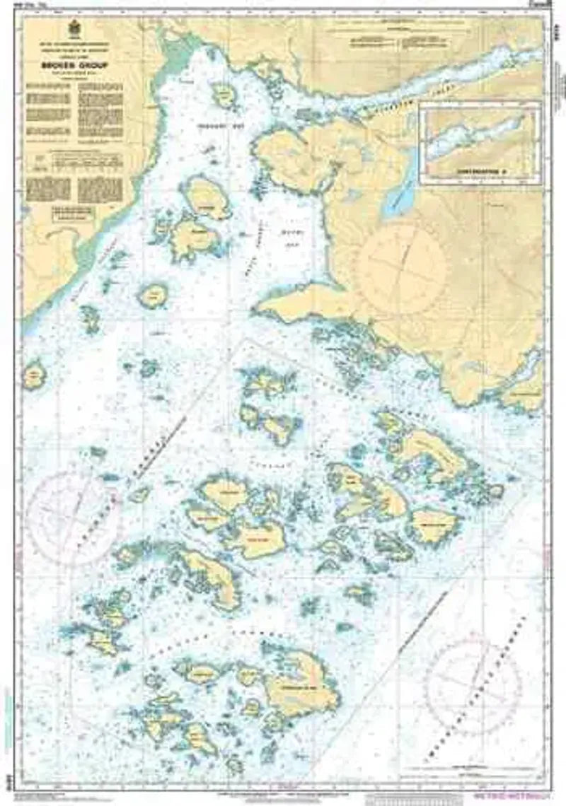 Canadian Chart 3670, Broken Group