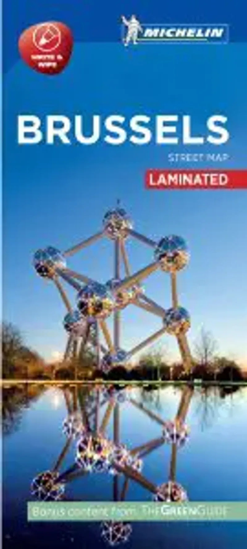 Brussels Laminated Map