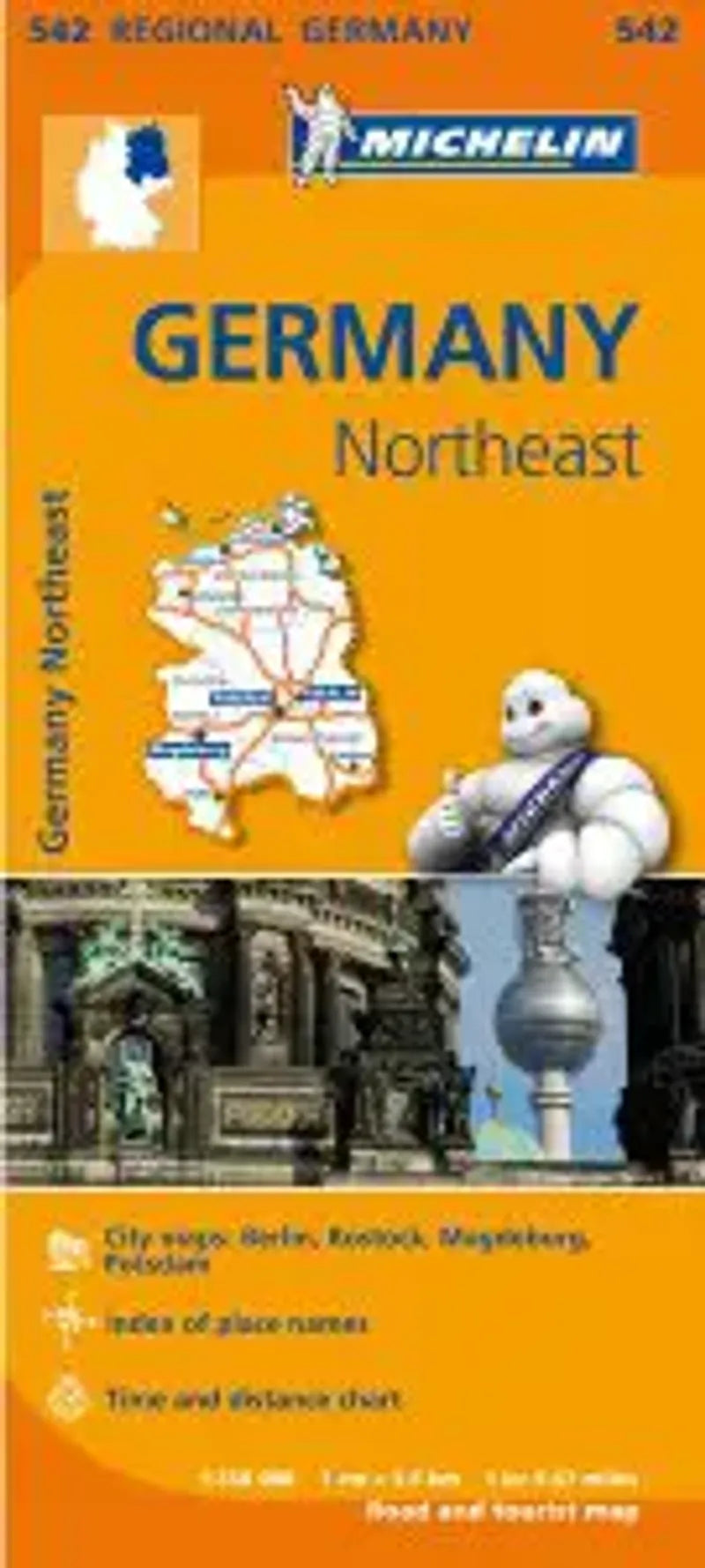 Germany Northeast Travel Map