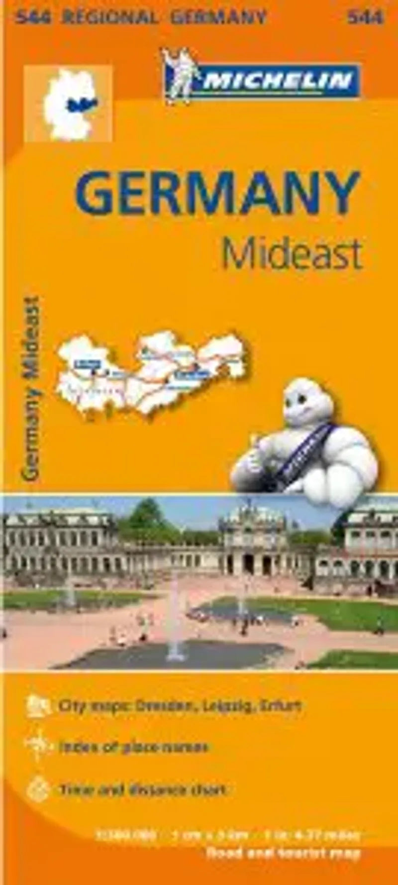 Germany Mideast Travel Map