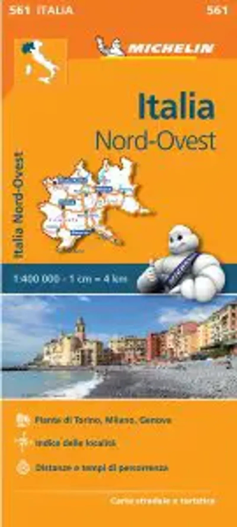 Italy - Northwest Region Travel Map