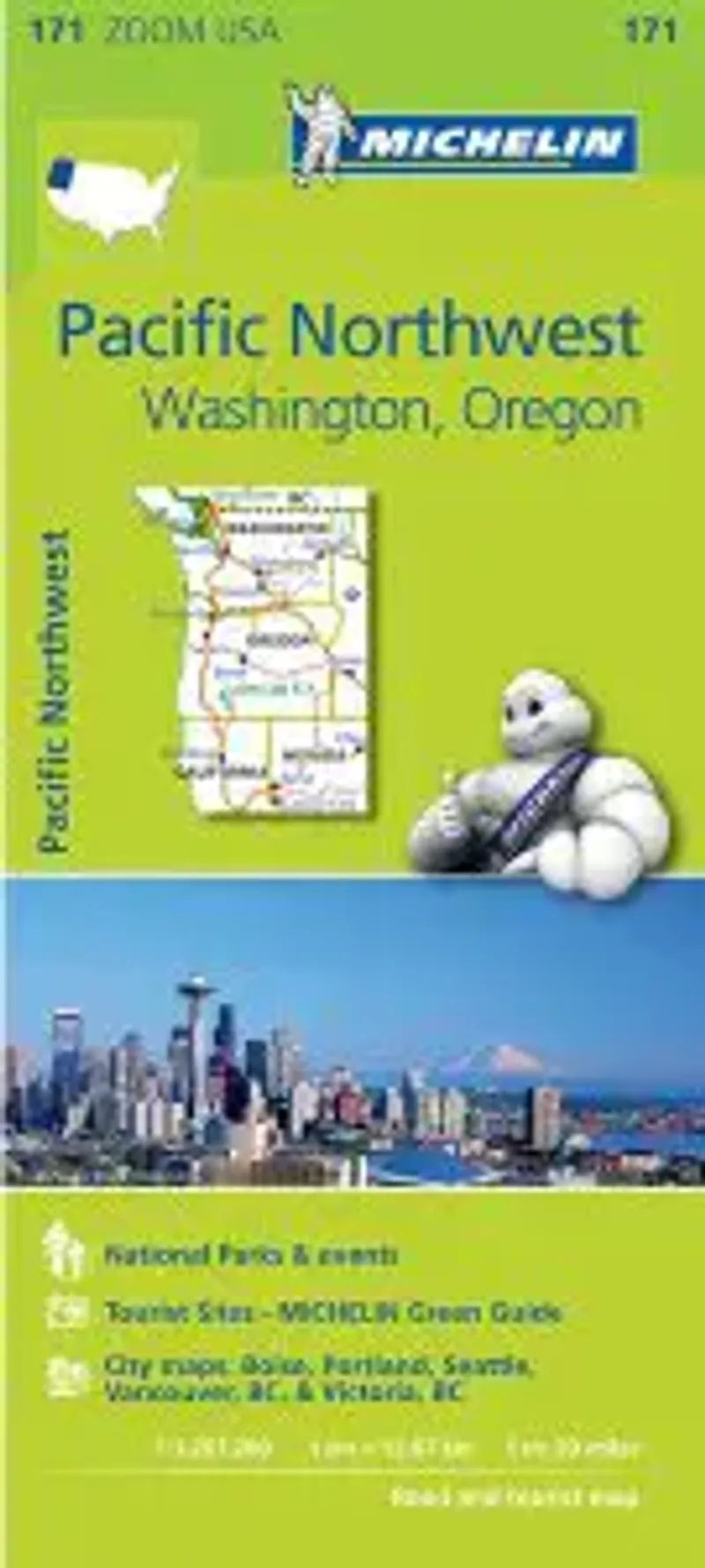 Pacific Northwest Regional Map - WA, OR