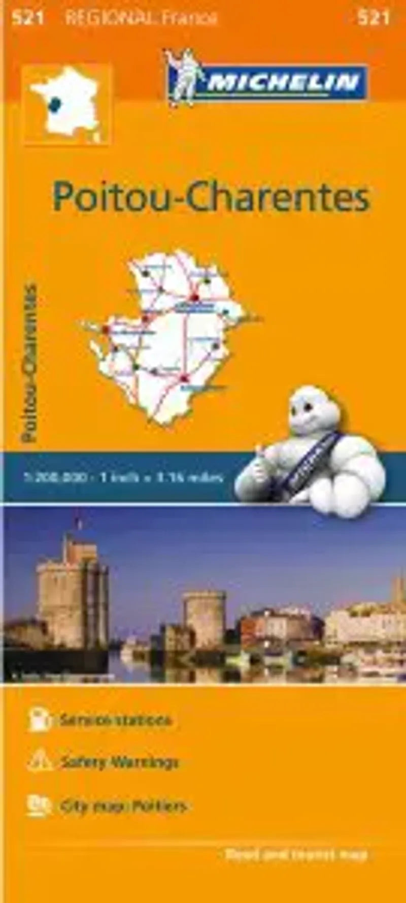 Poitou-Charentes Regional Map, 521