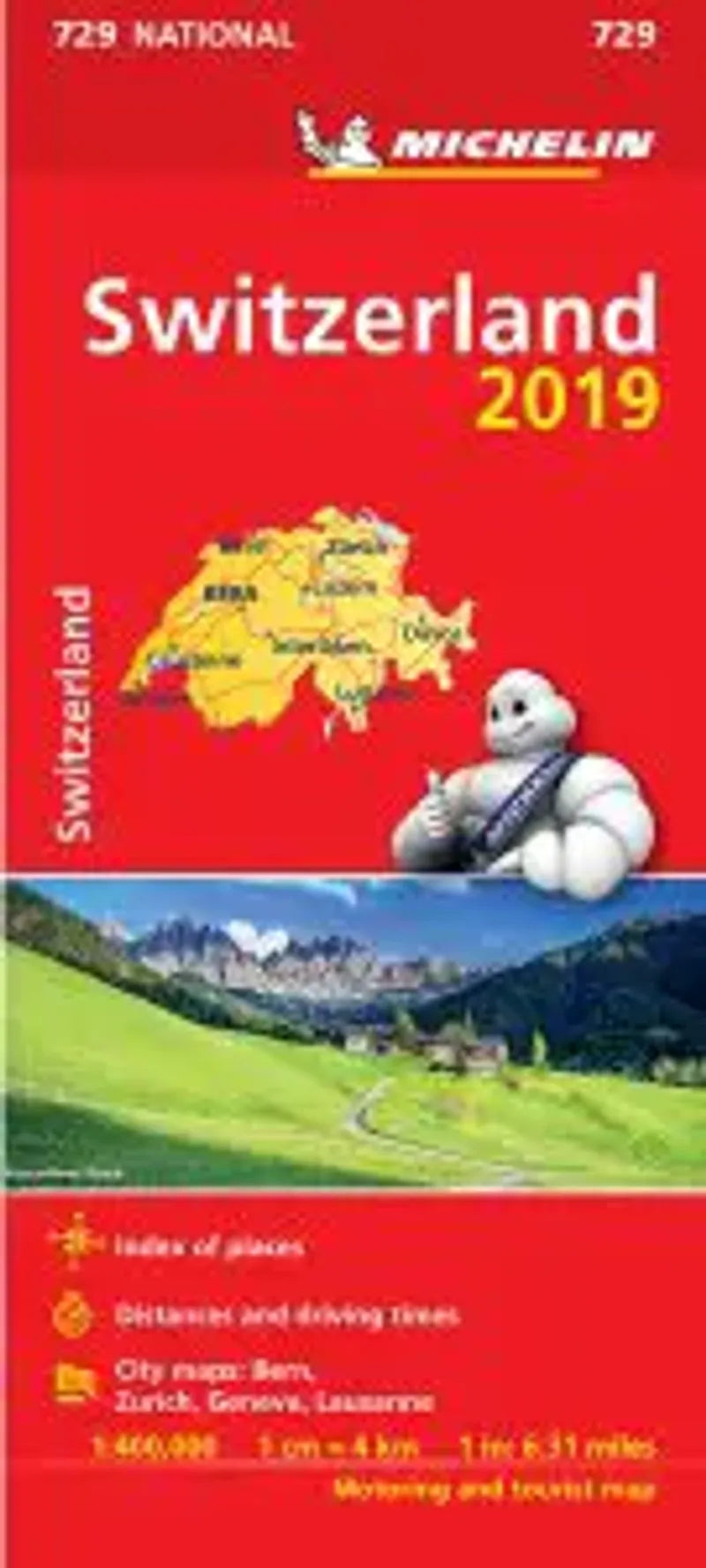 Switzerland Travel Map