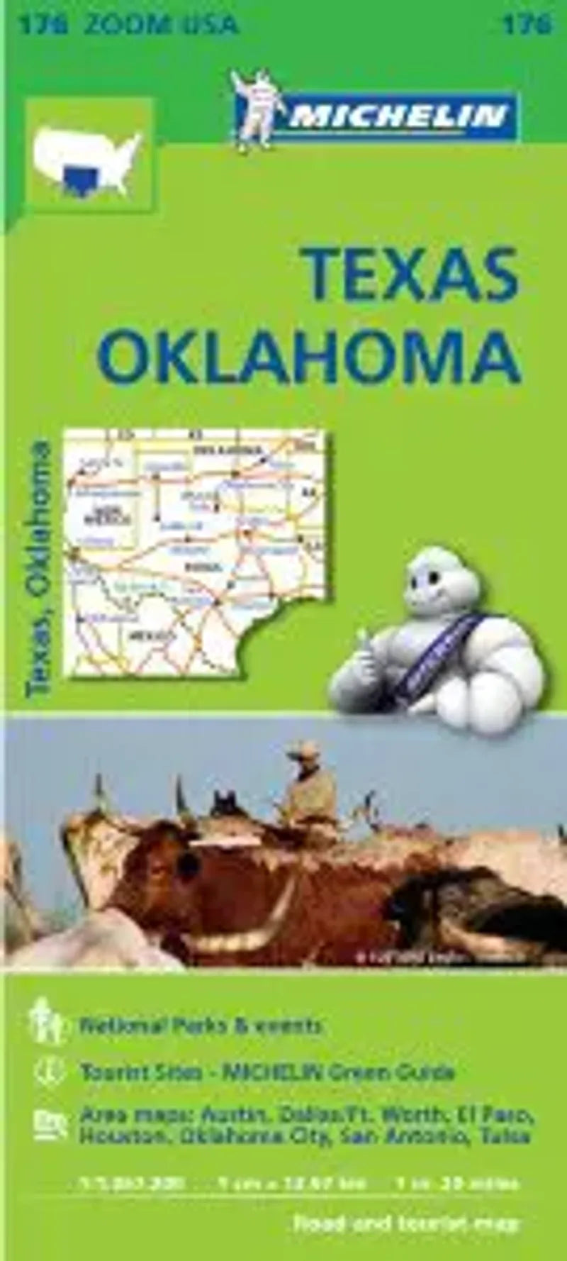 Texas & Oklahoma Regional Map - TX, OK