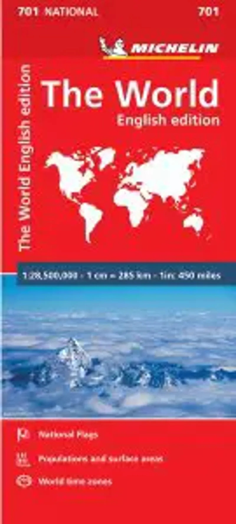 World Map Folded