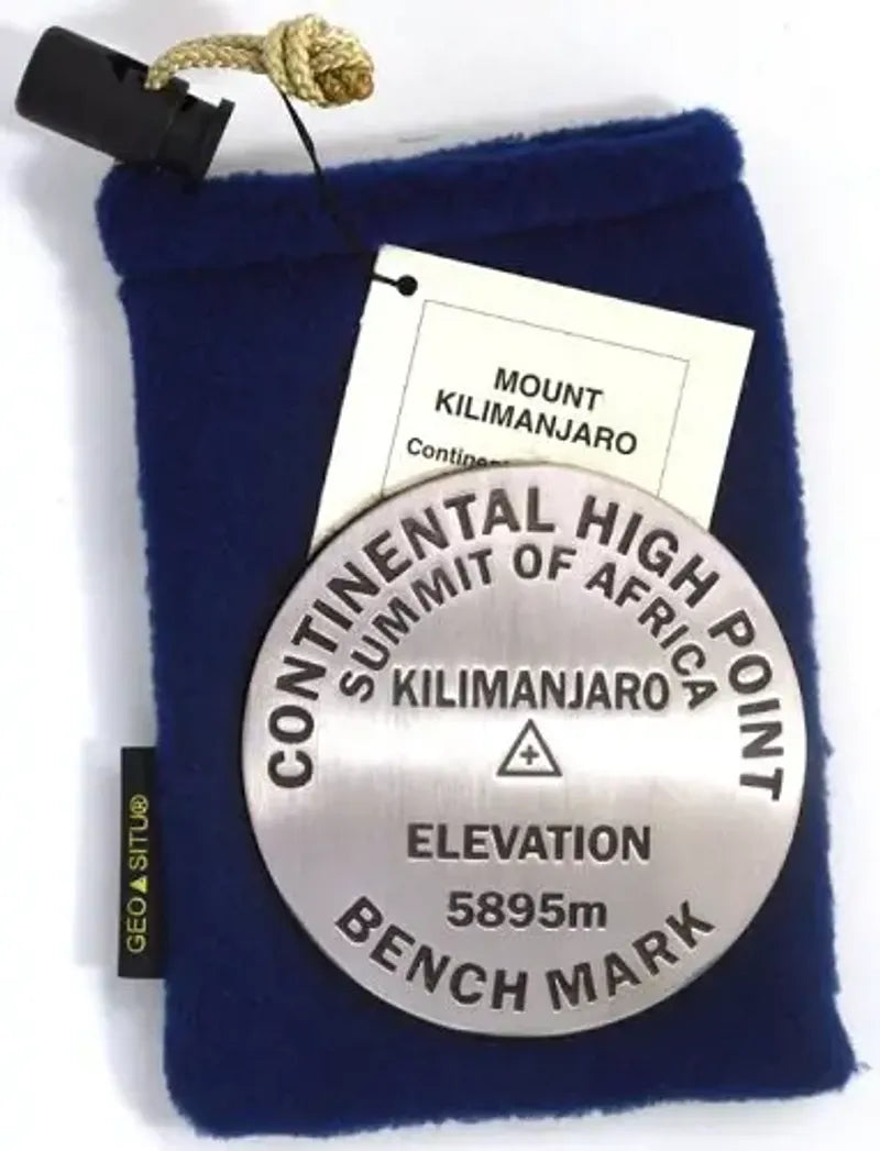 Mt. Kilimanjaro Bench Mark Medallion