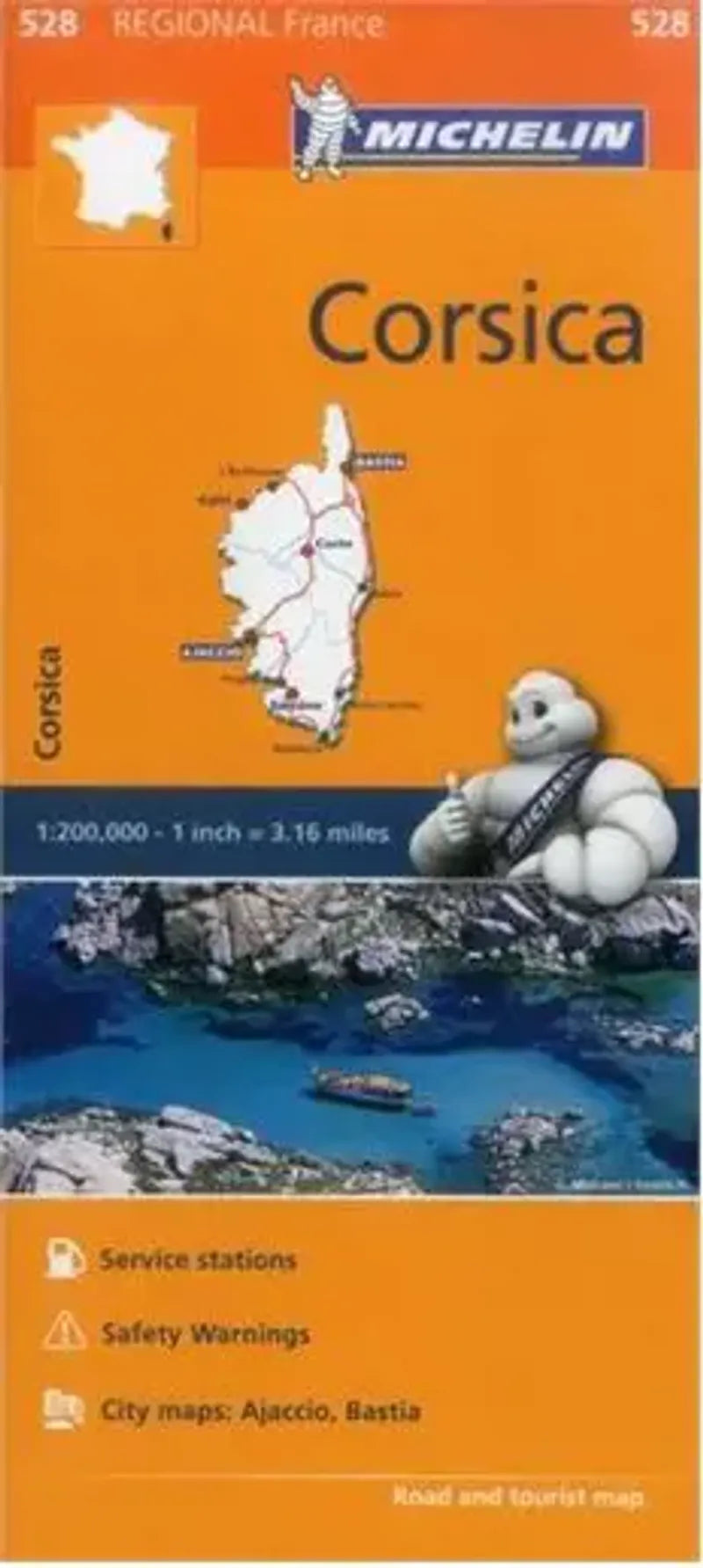 Corsica Island Regional Map