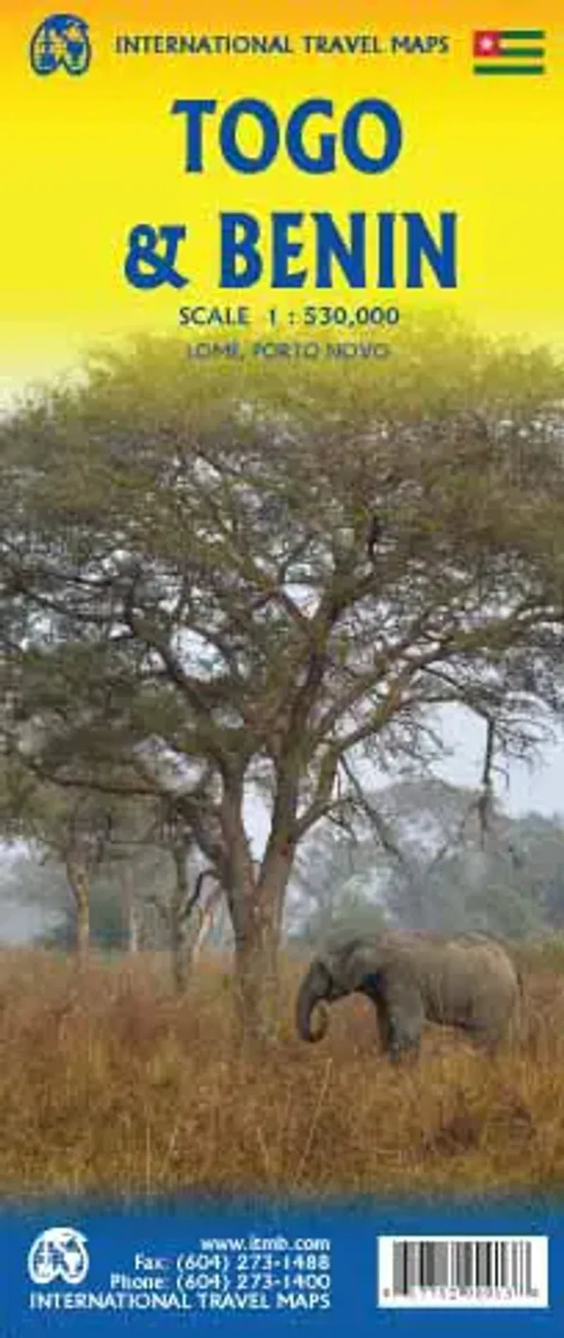 Benin & Togo Travel Map