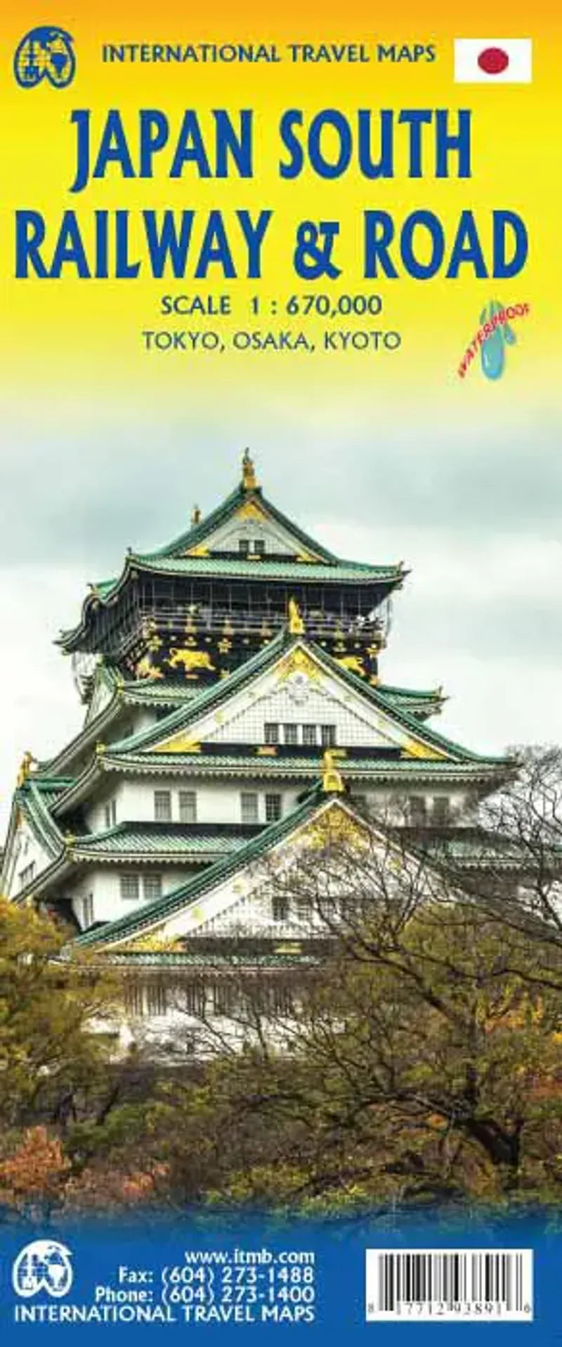 Japan South Travel Map