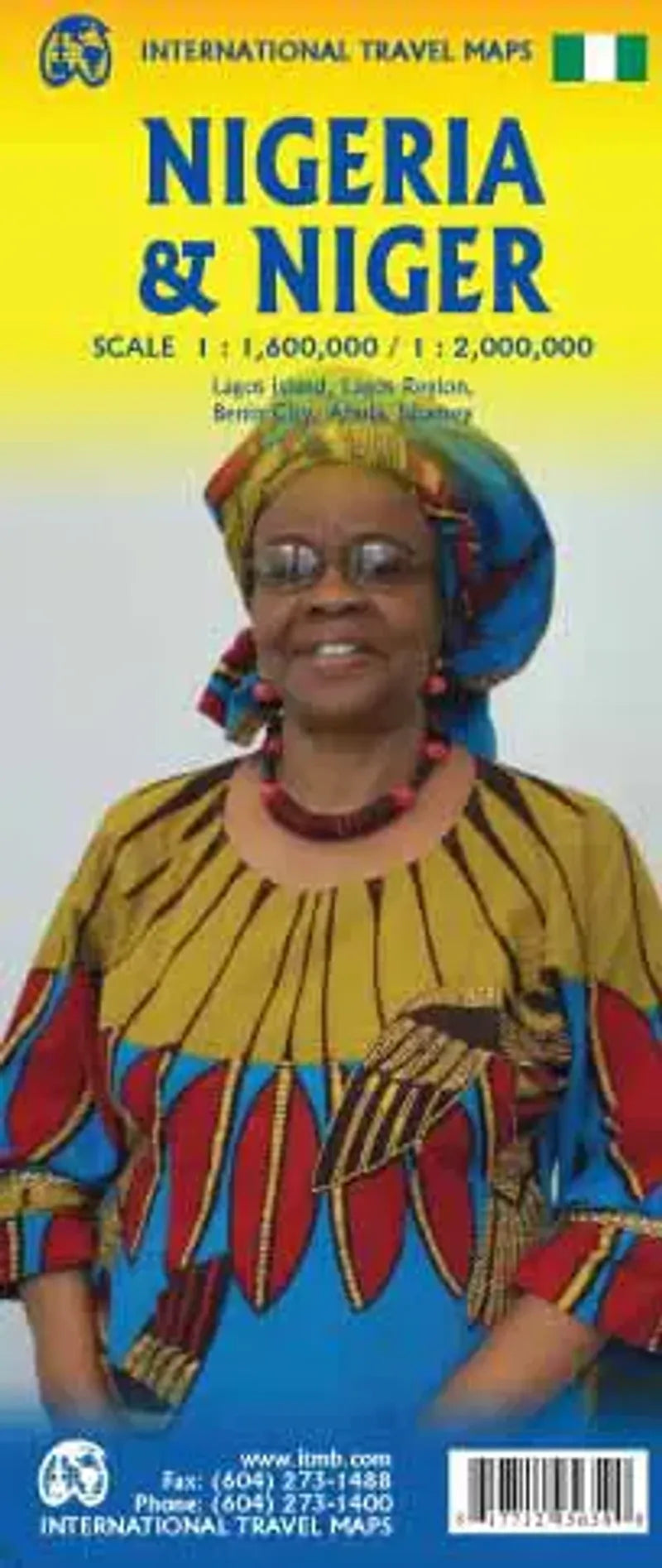 Niger & Nigeria Travel Map