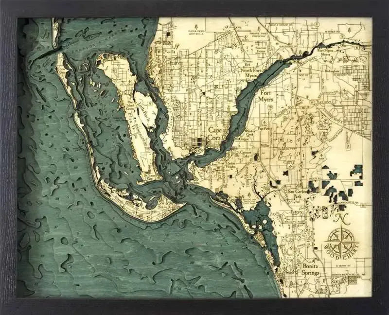 Cape Coral Wood Chart