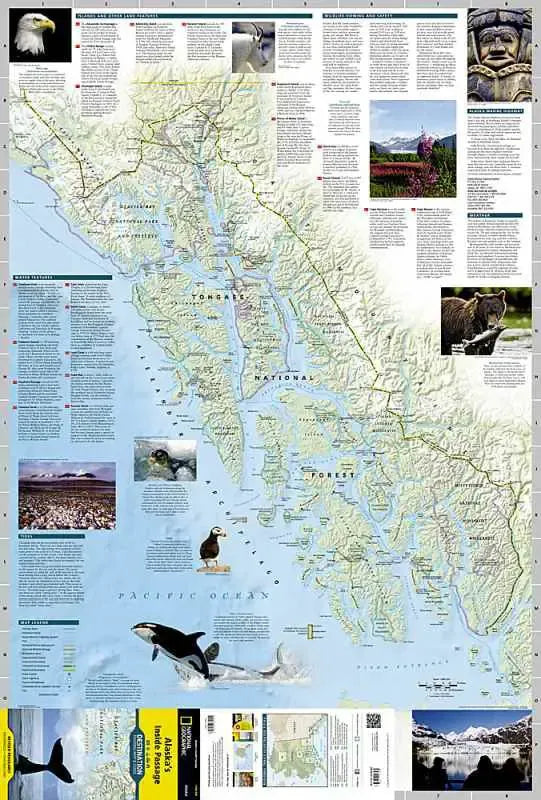 Alaska's Inside Passage Map