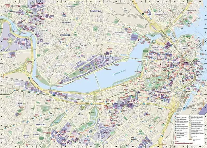 Boston Destination Map