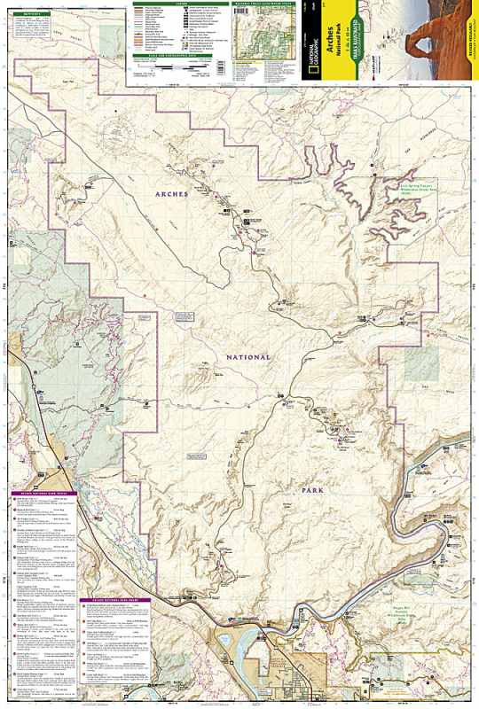 Arches National Park Map