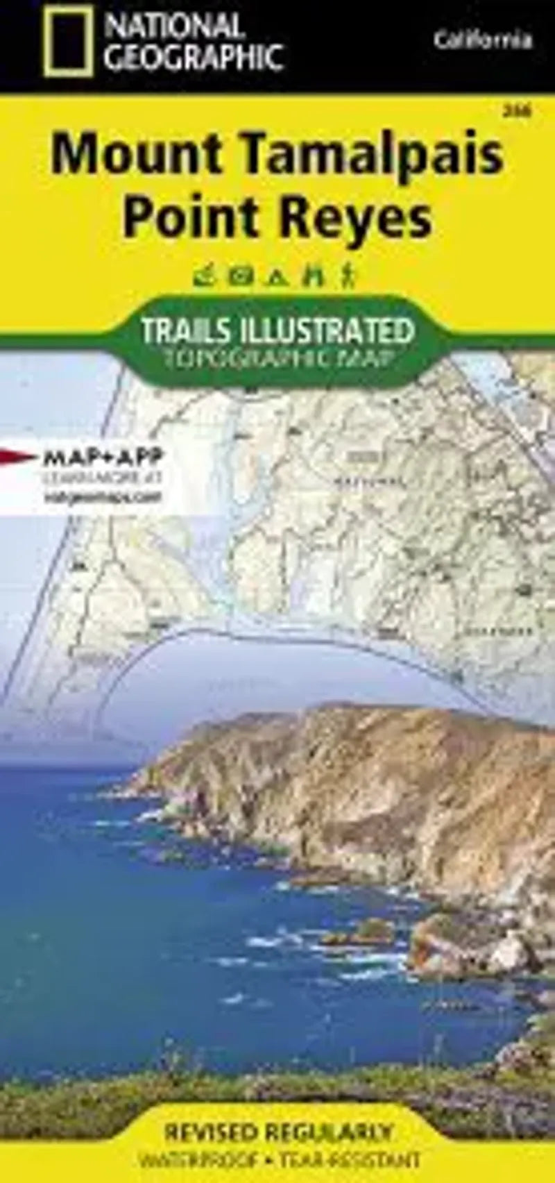 Mt Tamalpais & Pt Reyes Map