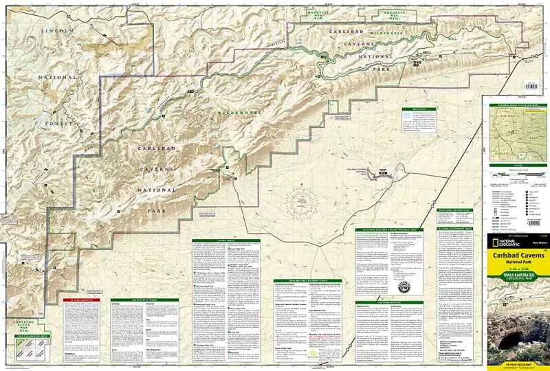 Carlsbad Caverns National Park Map