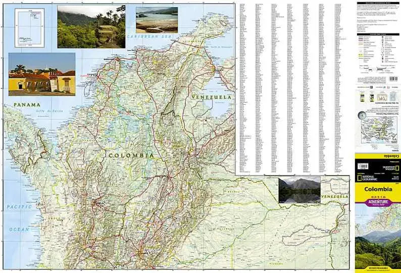 Colombia Travel Map