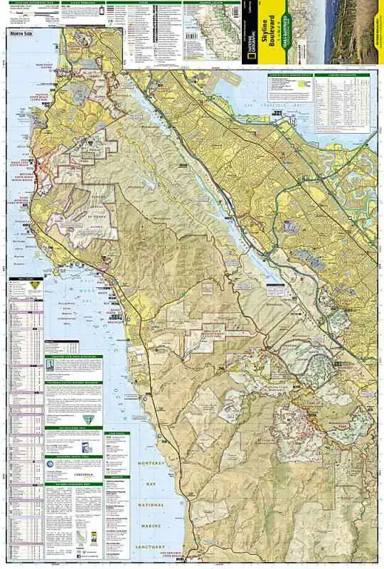 Skyline Boulevard Map