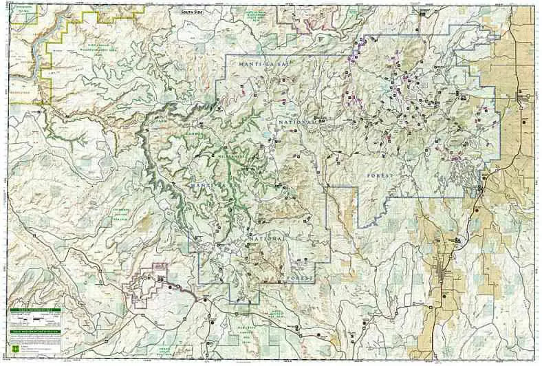 Manti-La Sal National Forest Map