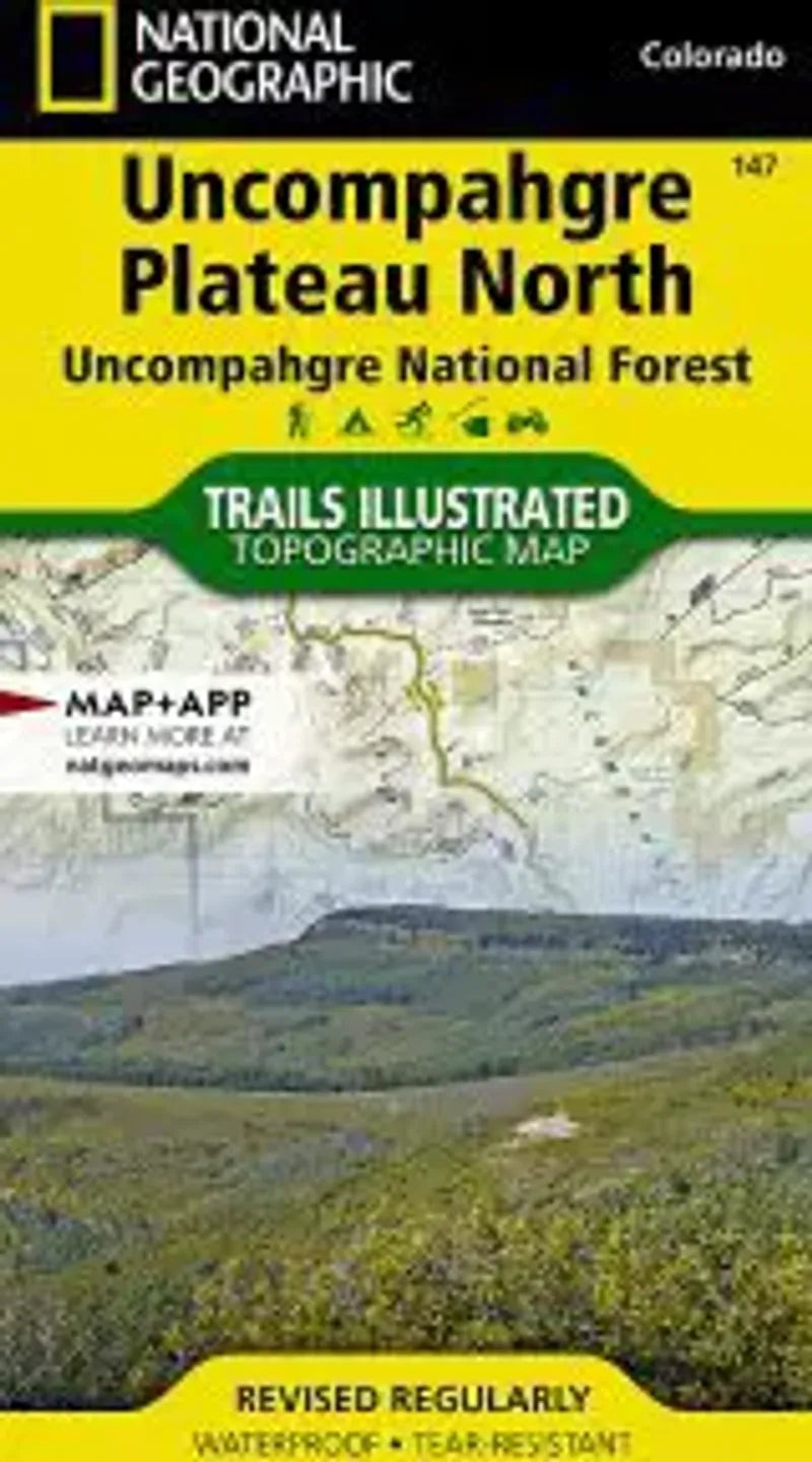 Uncompahgre Plateau North Map