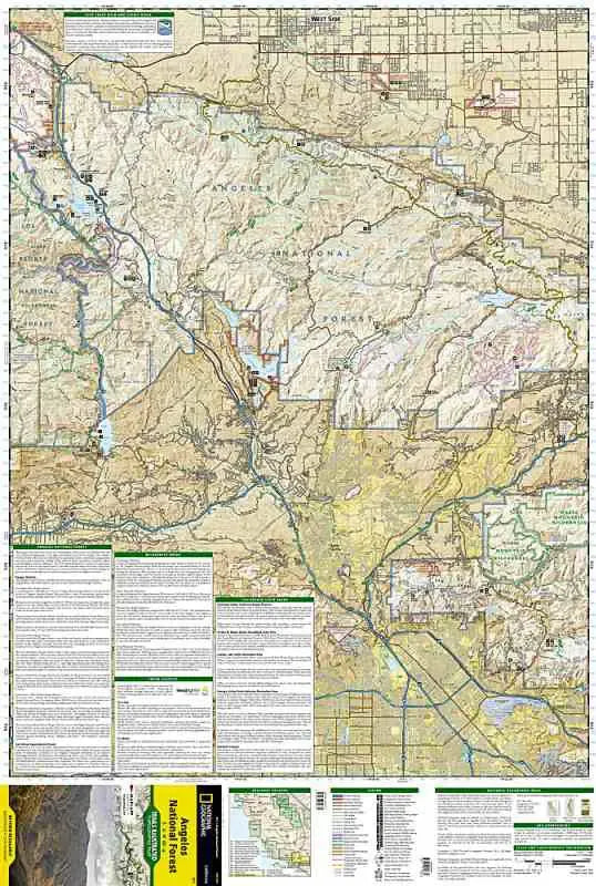 Angeles National Forest Map