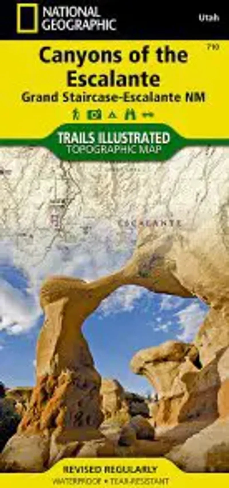 Escalante Canyons, Grand Staircase National Monument Map