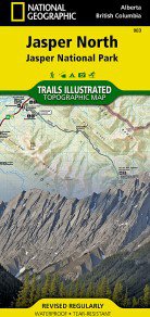 Jasper North Hiking Map