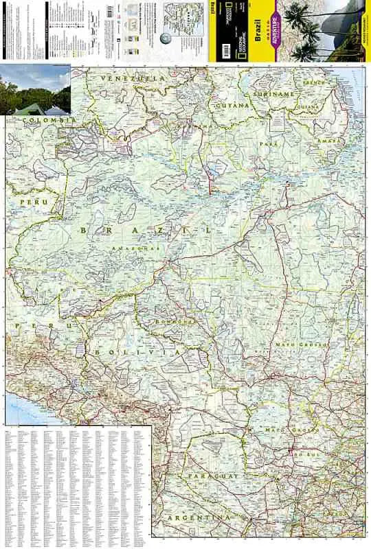 Brazil Travel Map