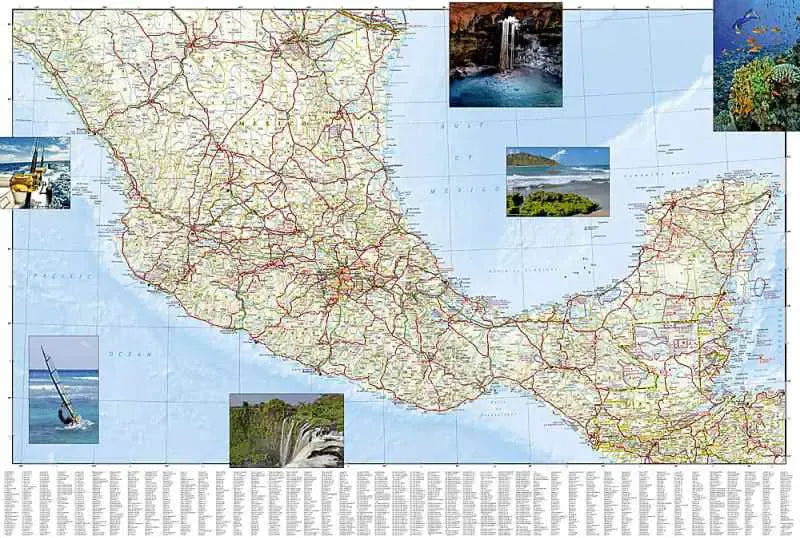 Mexico Travel Map