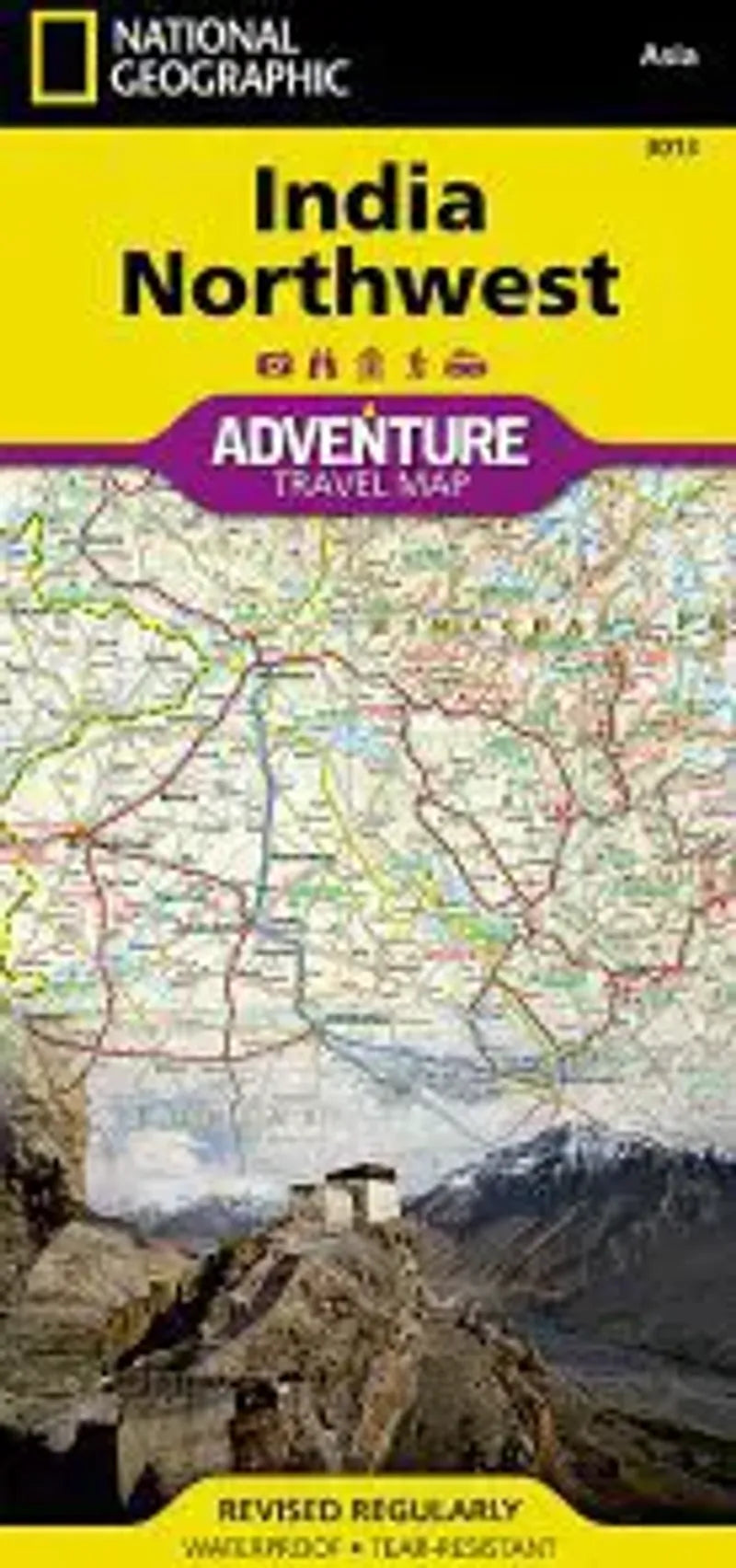 India Northwest Travel Map