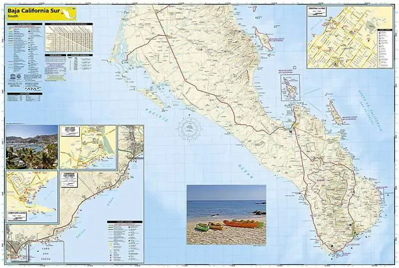 Baja California South Travel Map