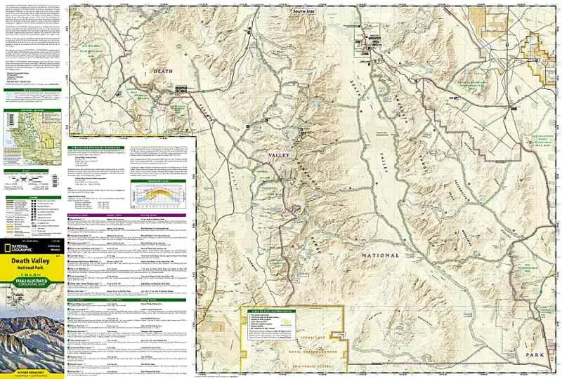 Death Valley National Park Map