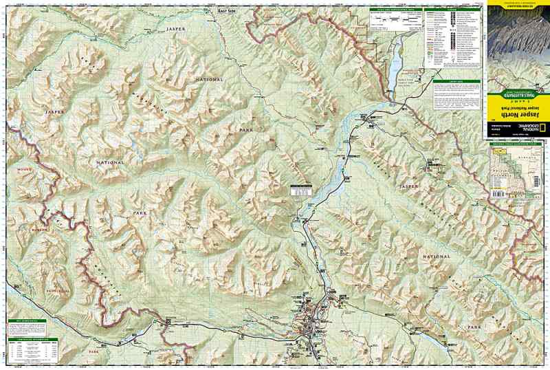 Jasper North Hiking Map