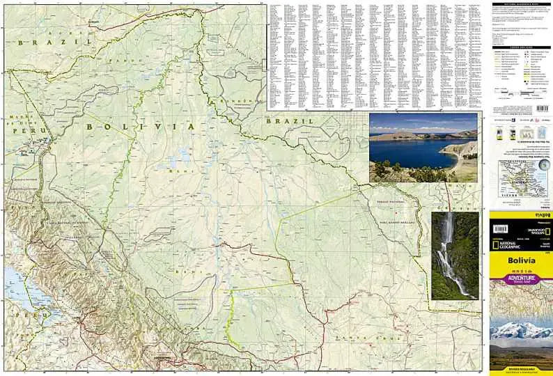 Bolivia Travel Map