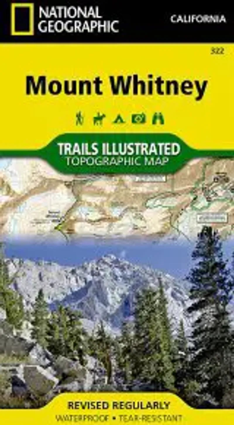 Mt. Whitney Hiking Map
