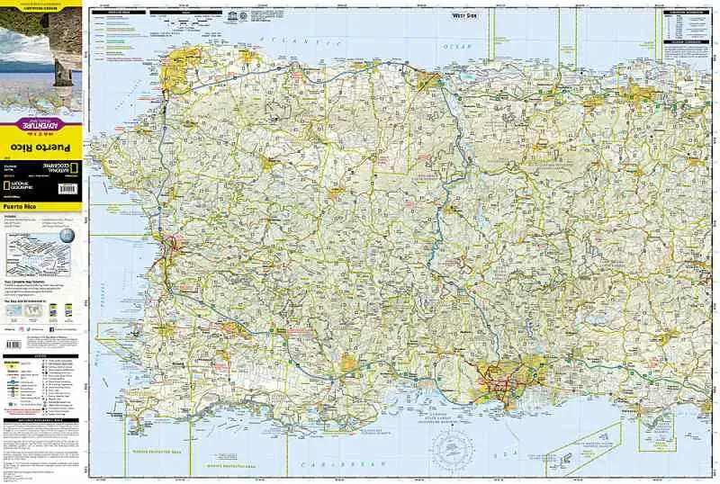 Puerto Rico Travel Map