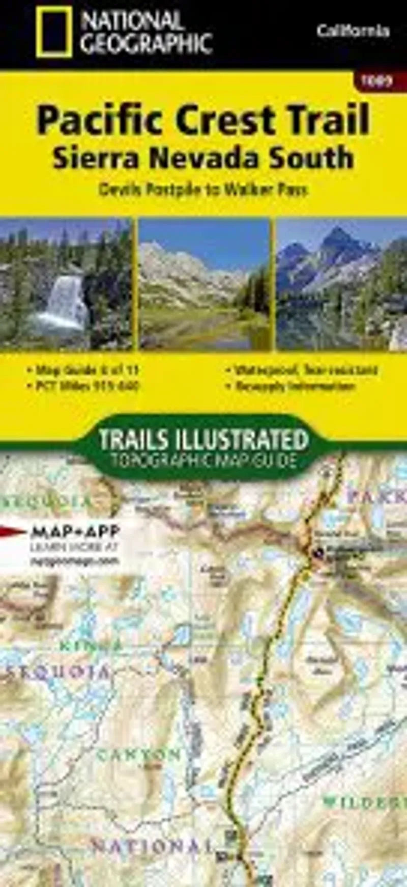 Pacific Crest Trail - Sierra Nevada South Booklet