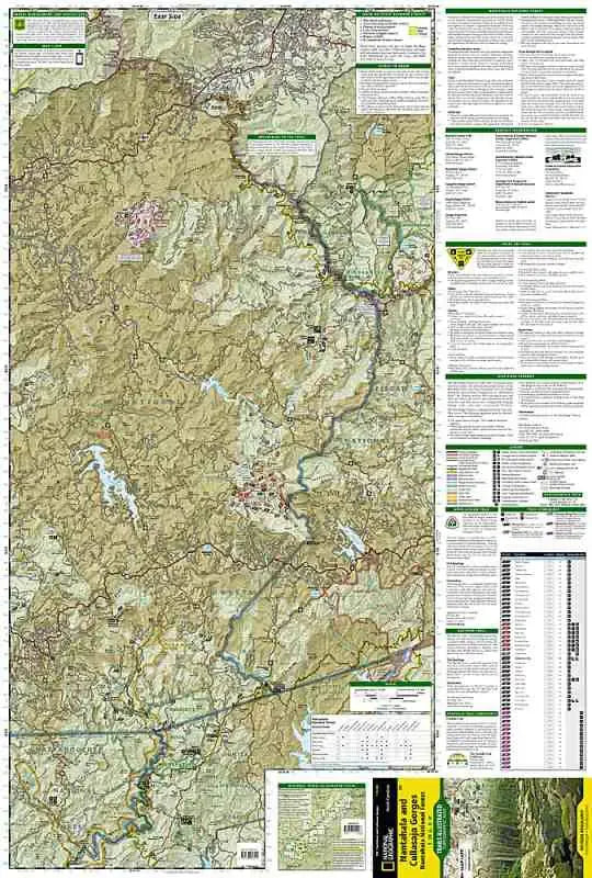 Nantahala & Cullasaja Gorges Map