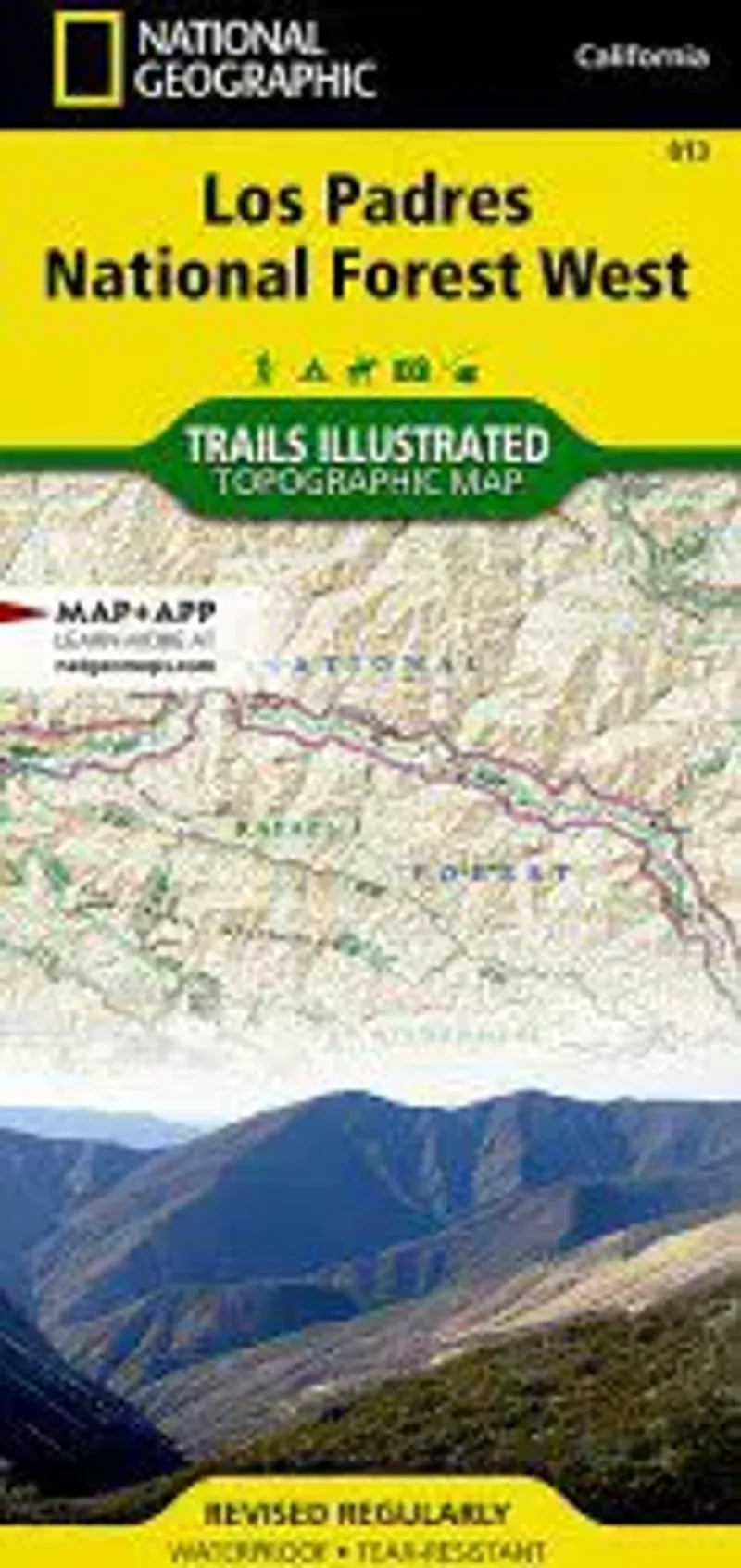 Los Padres National Forest West Map