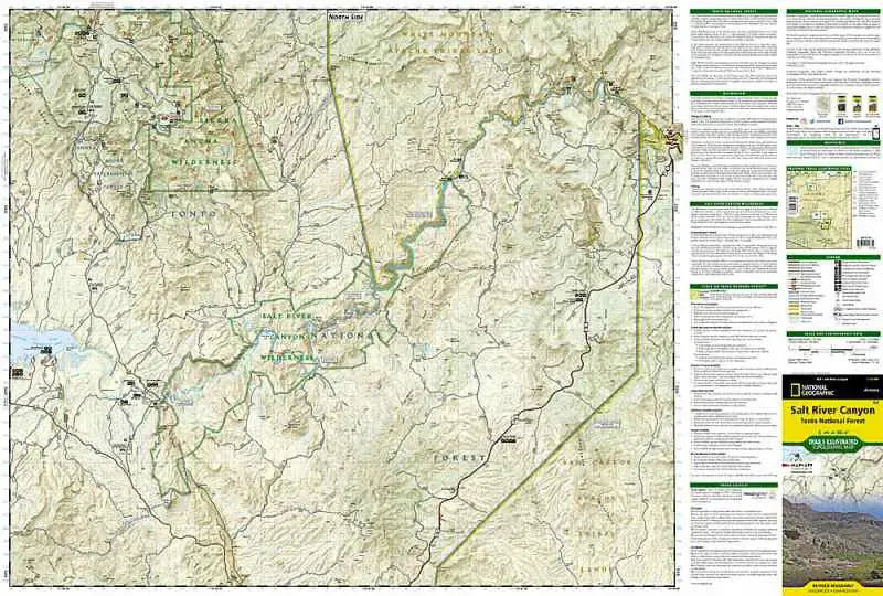 Salt River Canyon Map