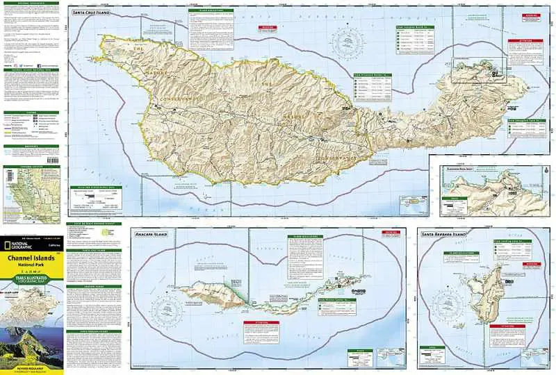 Channel Islands National Park Map