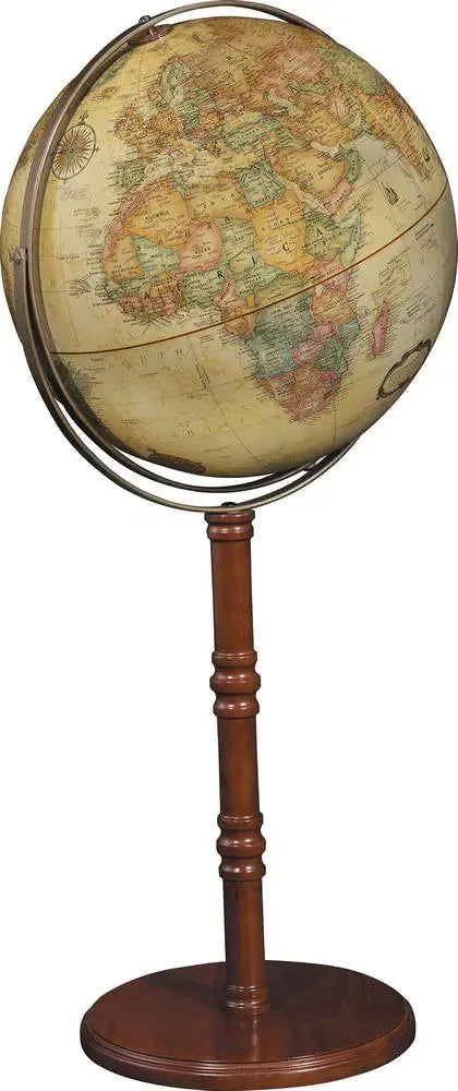Commander II World Globe 16" - Floor or Desktop