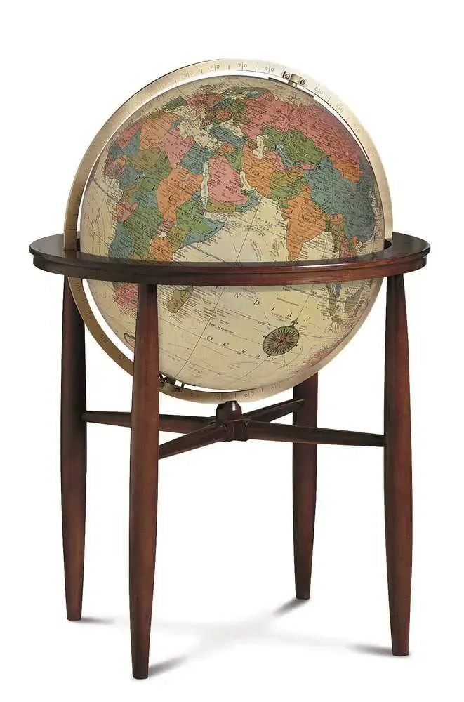 Finley World Globe - 20" Illuminated Floor Globe
