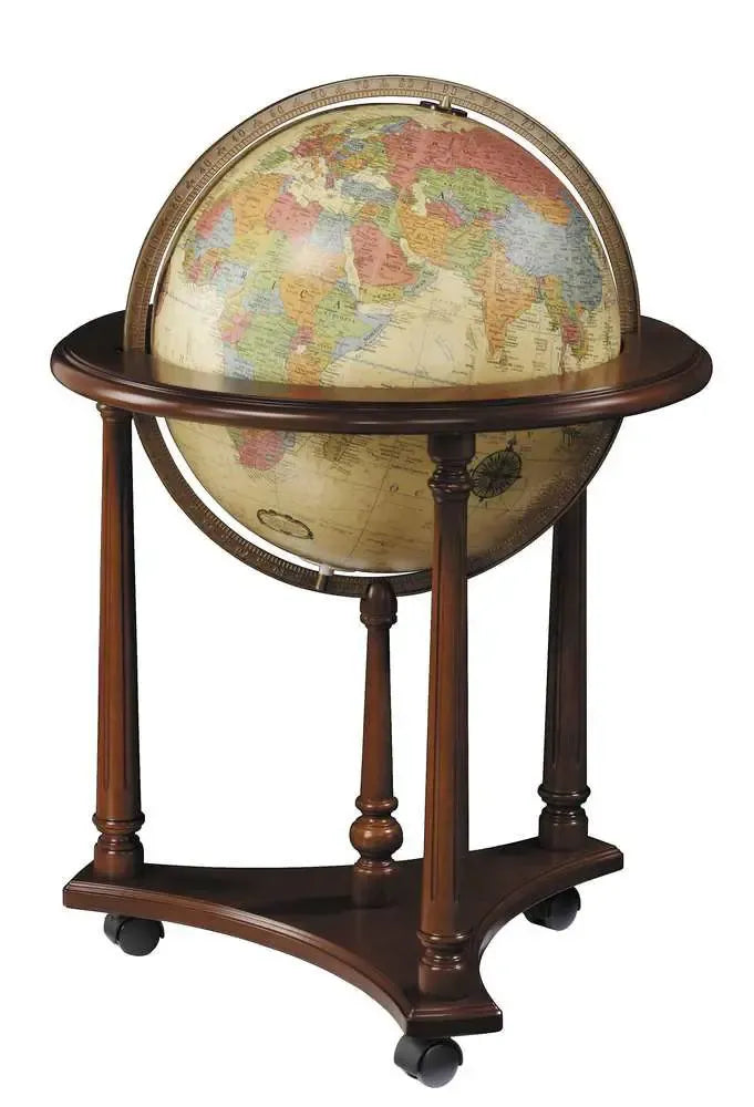 LaFayette World Globe - 16" Illuminated Floor Globe