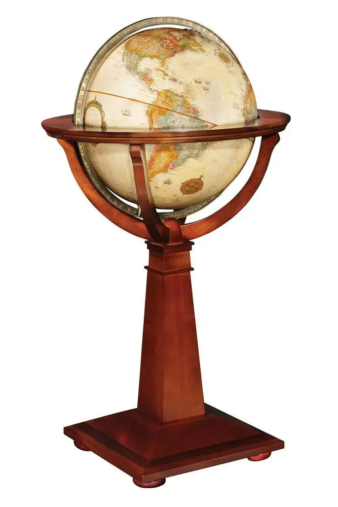 Logan World Globe - 16" Floor Globe