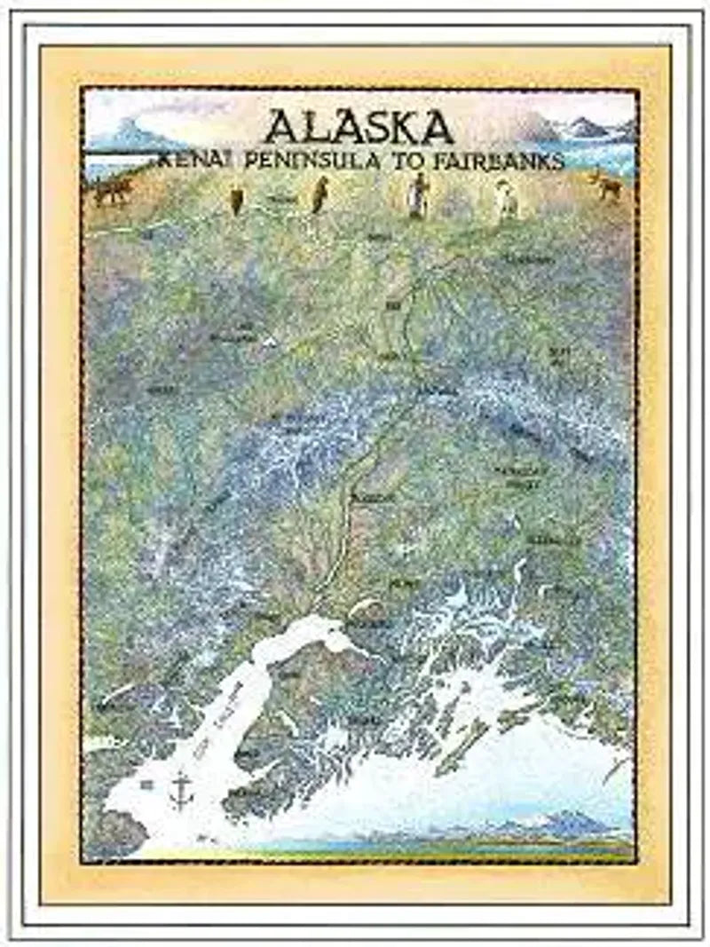 Alaska, Kenai to Fairbanks Art Print